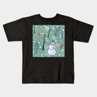 Snowman Kids T-Shirt